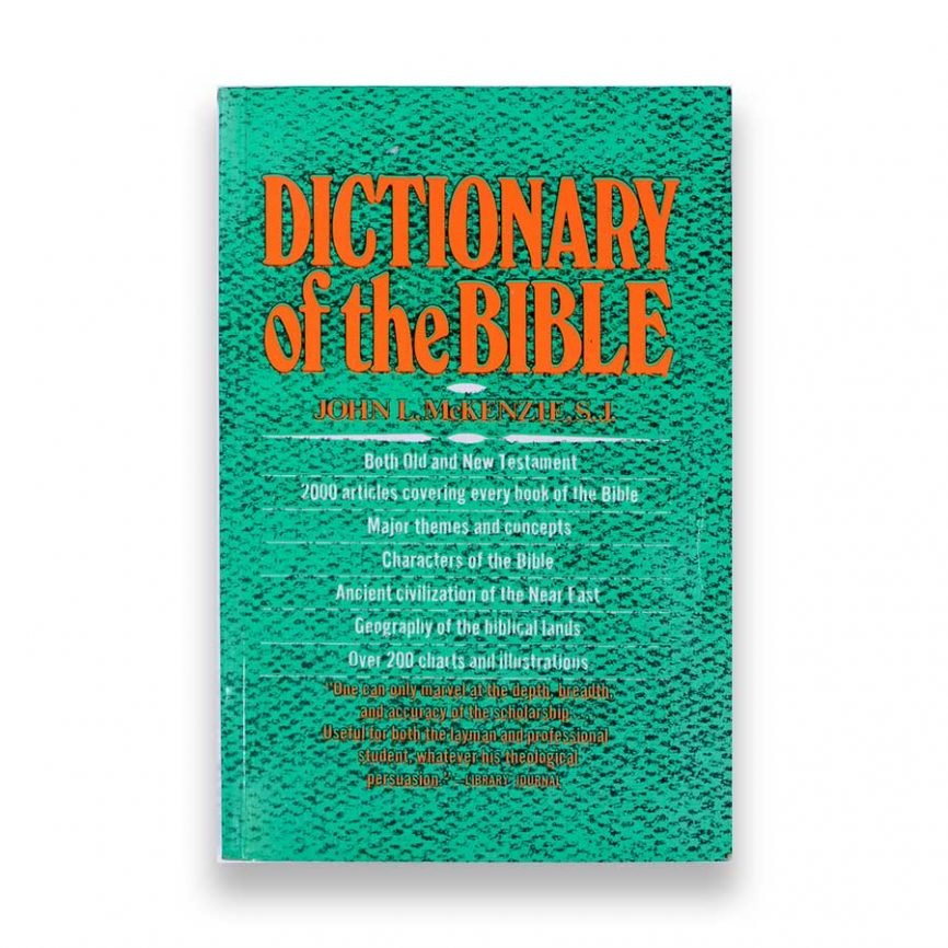 Dictionary of The Bible John L McKenzie – Catholic Book Centre, Accra